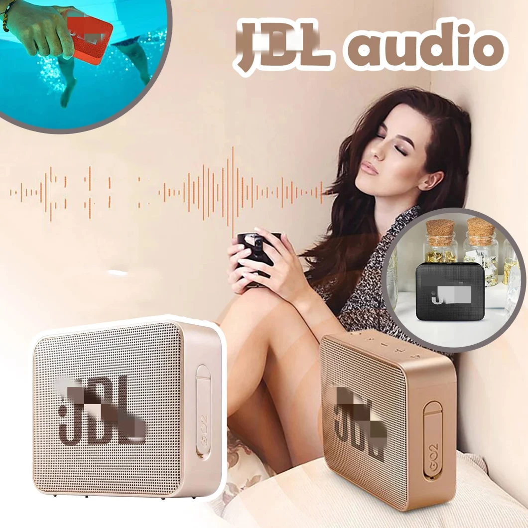 Mini Go2 Waterproof Music Player Portable Wireless bluetooth Music Stereo Active Speaker