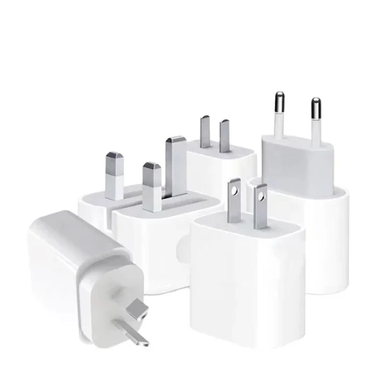Apple 20 ワットアダプタ急速充電器 PD 3.0 EU/米国/英国プラグ電源アダプタ USB C 壁充電器 iPhone 14 Pro Max 13 12 11X 電話ブロック